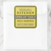Keuken - douanenaam - stickers (Tas)
