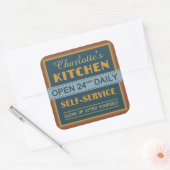 Keuken - douanenaam - stickers (Envelop)