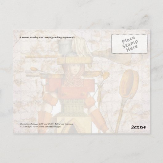 Keuken Draag Briefkaart (Achterkant)