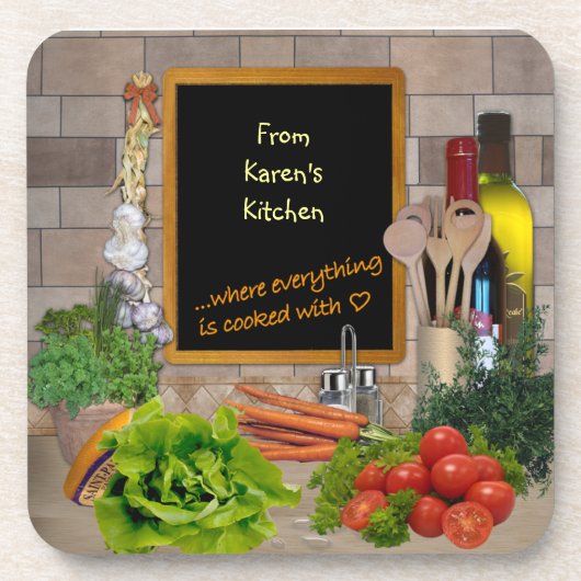  keuken drankjes onderzetter (Voorkant)