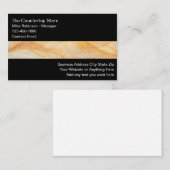 Keuken en bad remodeling werkbladen visitekaartje (Voorkant / Achterkant)