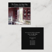 Keuken- en badverwijdering vierkante visitekaartje (Voorkant / Achterkant)