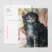 Keuken en bloemen briefkaart (Voorkant / Achterkant)