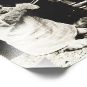 Keuken en dollen op een goed water foto afdruk (Hoek)