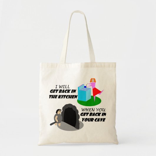 Keuken en grot tote bag (Voorkant)