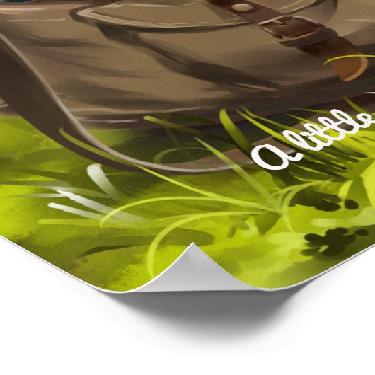 Keuken en puppy's reizen in een tas poster (Hoek)