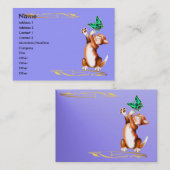 Keuken- en vlinderprofielkaart visitekaartje (Voorkant / Achterkant)