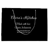 keuken eten chef toevoegen restaurant catering naa groot cadeauzakje (Achterkant)