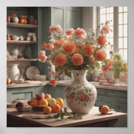 Keuken Eten Koken Chefs Bakken Wall Art Poster (Voorkant)