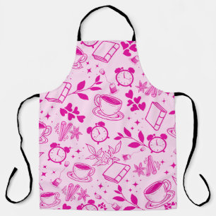 Keuken Eten Leuke Thee Koffie Girly Pink Schort