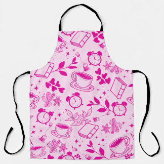 Keuken Eten Leuke Thee Koffie Girly Pink Schort