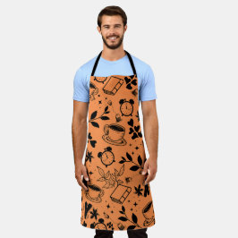 Keuken Eten Leuke Thee Koffieboek sinaasappel Patr Schort