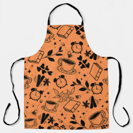 Keuken Eten Leuke Thee Koffieboek sinaasappel Patr Schort