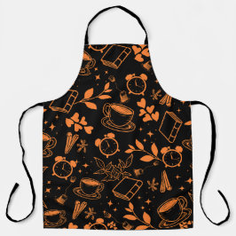 Keuken Eten Leuke Thee Koffieboek sinaasappel Patr Schort