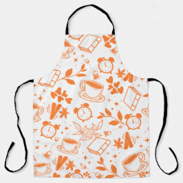 Keuken Eten Leuke Thee Koffieboek sinaasappel Patr Schort