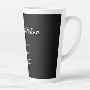 Keuken Food Chef toevoegen Restaurant Cater Naam D Latte Mok