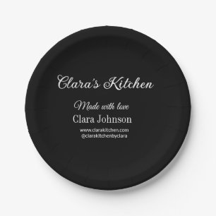 Keuken Food Chef toevoegen Restaurant Cater Naam D Papieren Bordje
