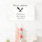 Keuken Food Chef toevoegen Restaurant Cater Naam D Spandoek (Insitu)