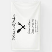 Keuken Food Chef toevoegen Restaurant Cater Naam D Spandoek (Verticaal)