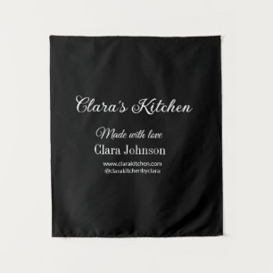 Keuken Food Chef toevoegen Restaurant Cater Naam D Wandkleed