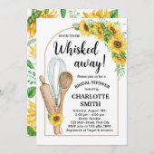 Keuken garde weggenomen bruidsuitnodiging zonneblo kaart (Voorkant / Achterkant)