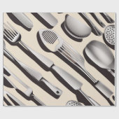 Keuken gebruiksvoorwerp inpakpapier (Vlak)