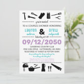 Keuken & Gereedschap Bruiloft Koppels Shower Uitno Kaart (Staand voorkant)