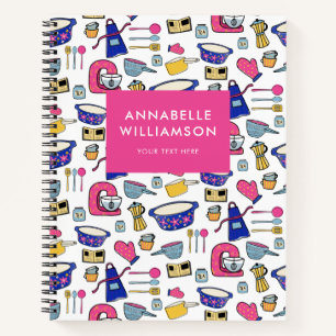 Keuken Gereedschap Chef Cake Bakker recepten Notitieboek