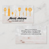 Keuken Gereedschap | Culinair | Chef Visitekaartje (Voorkant / Achterkant)
