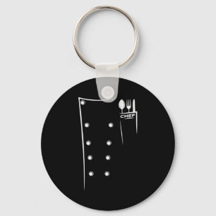 Keuken Gereedschap Design Chef Kookoutfit  Sleutelhanger