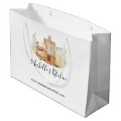 Keuken Gereedschap Eten Waterverf Thuis Catering Groot Cadeauzakje (Achterkant Gekanteld)