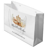 Keuken Gereedschap Eten Waterverf Thuis Catering Groot Cadeauzakje (Voorkant Gekanteld)