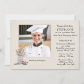 Keuken Gereedschap Foto Culinaire School Afstudere Kaart (Voorkant)