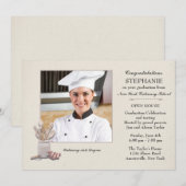 Keuken Gereedschap Foto Culinaire School Afstudere Kaart (Voorkant / Achterkant)