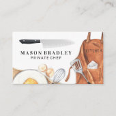 Keuken Gereedschap | Kook Ingrediënten Visitekaartje (Voorkant)