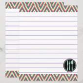 Keuken Gereedschap Zigzag Chevron Retro Stijl (Voorkant / Achterkant)