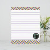 Keuken Gereedschap Zigzag Chevron Retro Stijl (Staand voorkant)