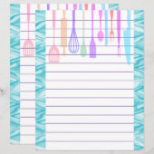 Keuken Gereedschap Zigzag Chevron Retro Stijl (Voorkant / Achterkant)