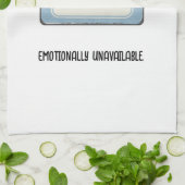 Keuken Gesloten Grappig Gepersonaliseerd Theedoek (Gevouwen)