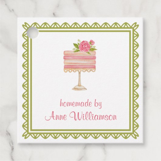 Keuken Gift Label (Voorkant)