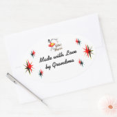 Keuken goochelaar aangepaste retro koken Sticker (Envelop)