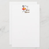 Keuken goochelaar Custom Retro Art Stationery Briefpapier (Voorkant / Achterkant)