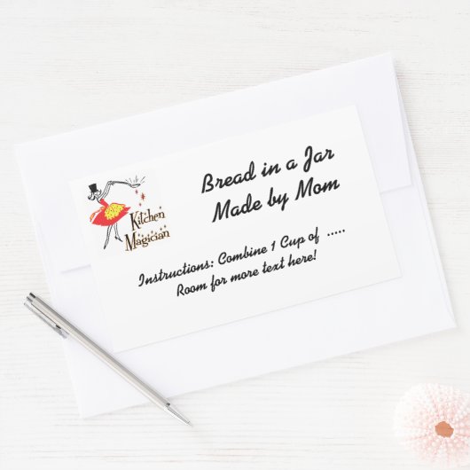 Keuken goochelaar  recept Sticker (Envelop)