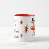 Keuken goochelaar Retro Koken Kunst Mok (Midden)