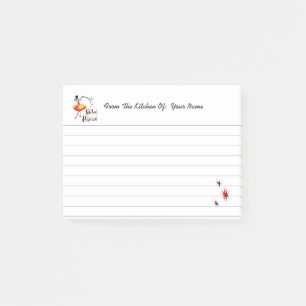 Keuken goochelaar Retro Lined Custom Post It Notit Post-it® Notes