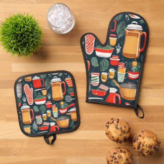 Keuken Guardian Oven Mitt en Pot Holder Set