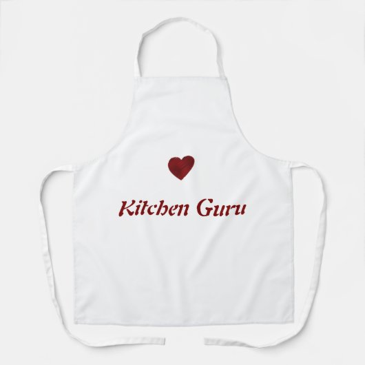 "Keuken Guru" Schort (Voorkant)