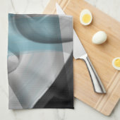 Keuken Handdoek Abstract Trend Home Decor Blauwe O (Quarter Fold)