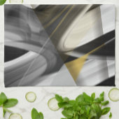 Keuken handdoek Abstracte trend interieur zwart