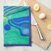 KEUKEN HANDDOEK "AMERIKA DE MOOIE" (Quarter Fold)